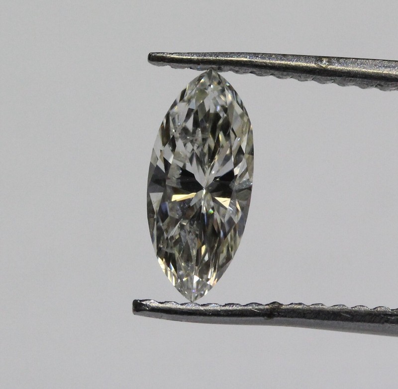 GIA certified .56ct I1 J loose marquise Natural fancy cut diamond estate