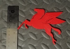 5" Mobilgas Pegasus emblem - Vintage logo advertising 3D printed Gas & Oil Ad
