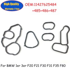 11427625484 85 86 87 Gasket Set Oil Cooler For BMW 1er 3er F20 F21 F30 F31 F35
