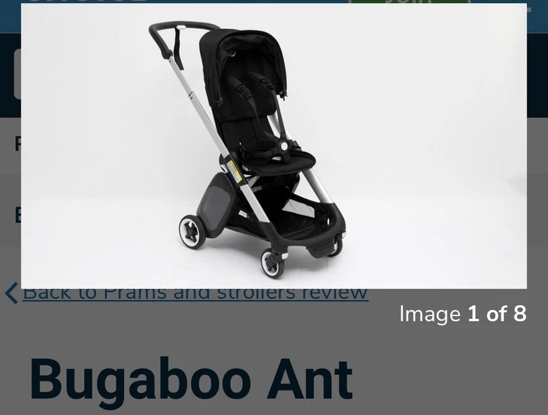Bugaboo Ant Compact Pram LIKE NEW 