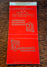 Matchbook vintage: Lococo's Manhattan Restaurant, Manhattan Beach, CA