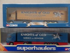 corgi 1 64 2 trucks 1 knights of old & 1 knights of old 50 anniversary