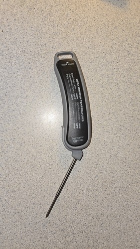 Acu-Rite Digital Instant Read Kitchen Thermometer 00665EA3 Acurite 00665EA3 - Picture 3 of 3