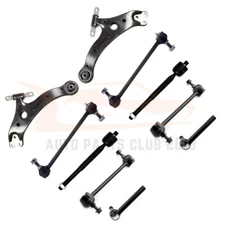 10Pcs Front Lower Control Arm Tie Rod Sway Bar Fits 2004-2006 Lexus RX330 RX350