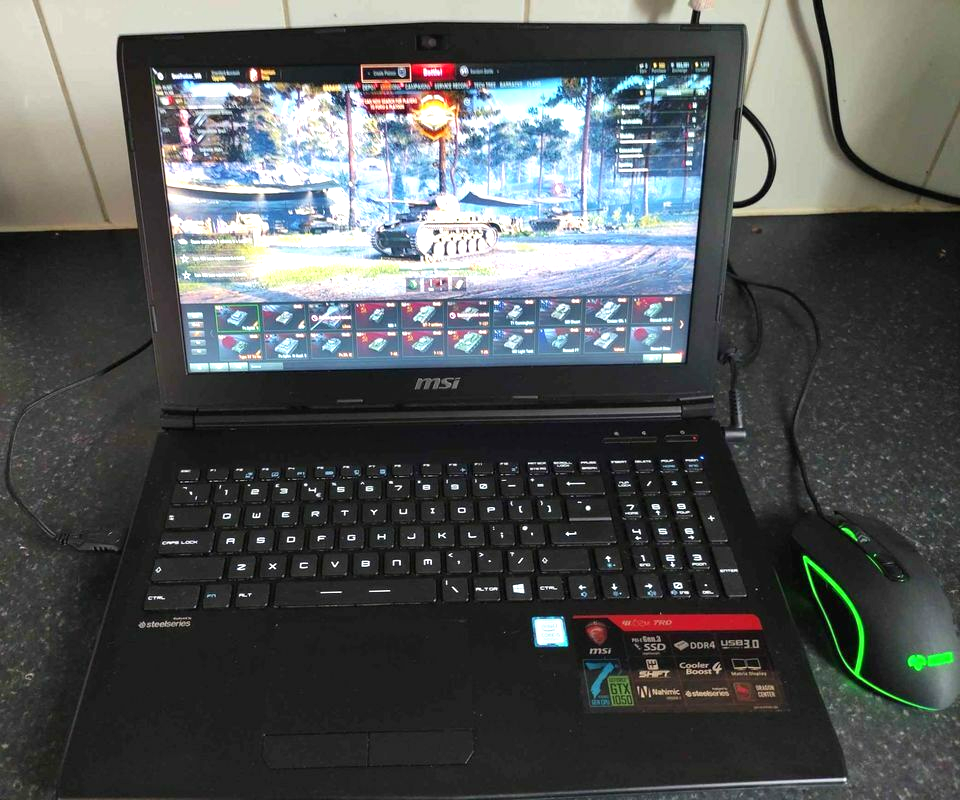 MSI GTX 1050 4GB i5-7300HQ 8GB DDR4 1TB HDD BOXED Gaming Laptop