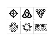 Celtic Knot Stencils - Reusable