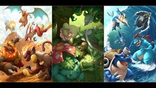 Pokemon anime collage Pad Gaming Mat Desk