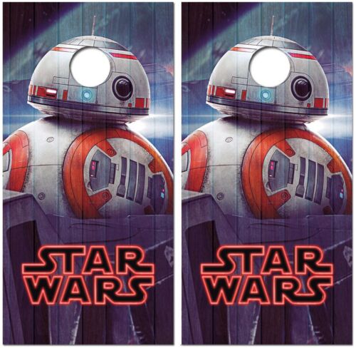 R2 D2 Star Wars enveloppements pour planches Cornhole décalcomanie peau vinyle pour jeu JO1389 - Photo 1/12