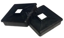 2 Pack 4" x 4" RV Rubber Bumper Cap End Plug Camper Motorhome Travel Trailer
