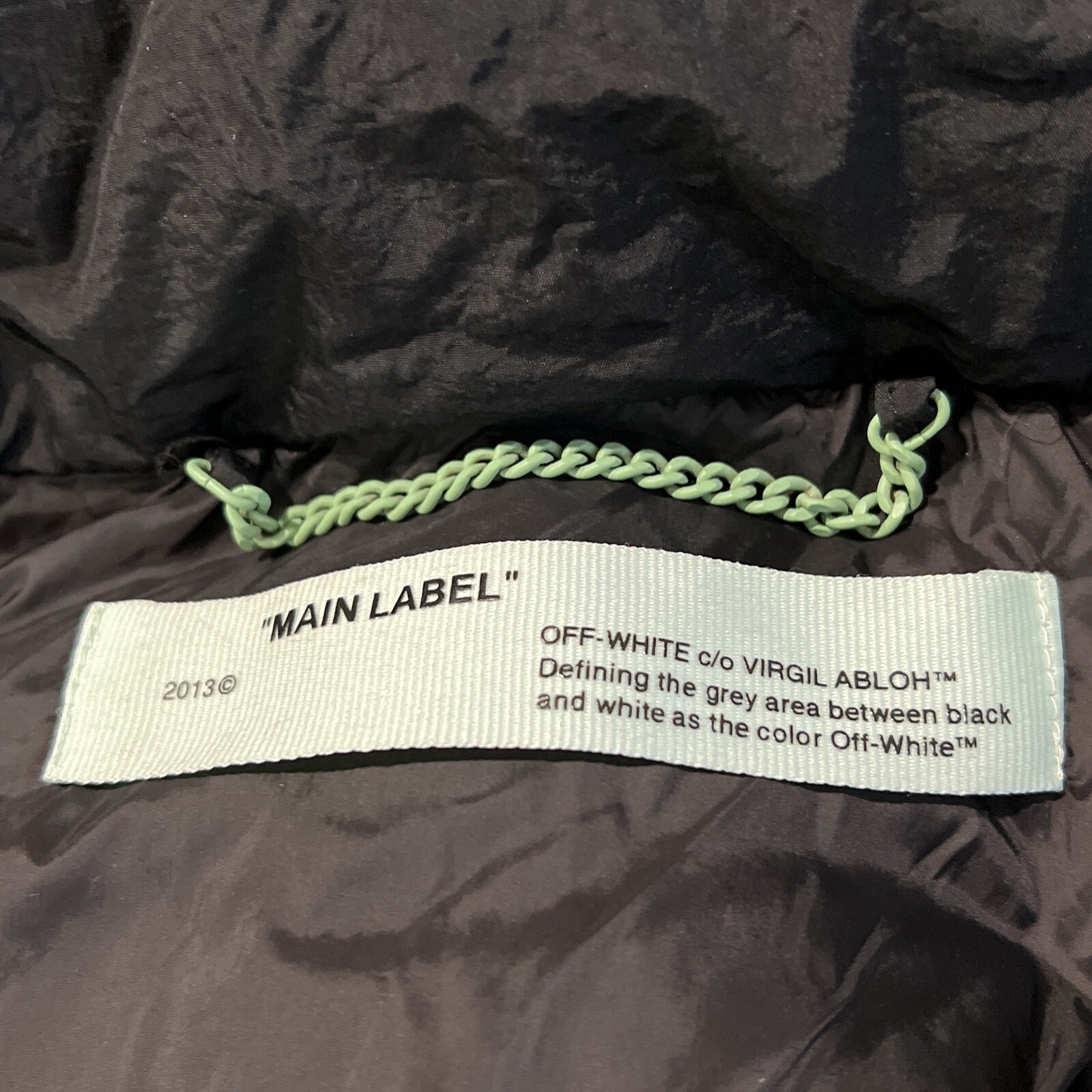 OFF WHITE , VIRGIL ABLOH ,  DOWN JACKET - image 15