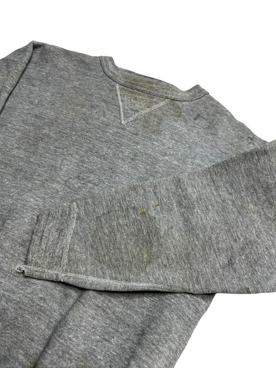 Vintage 50s Single V Stitch Sweatshirt Grey Vtg 1950s Medium Vintage 50s Single V Stitch Sweatshirt Grey Vtg 1950s Medium