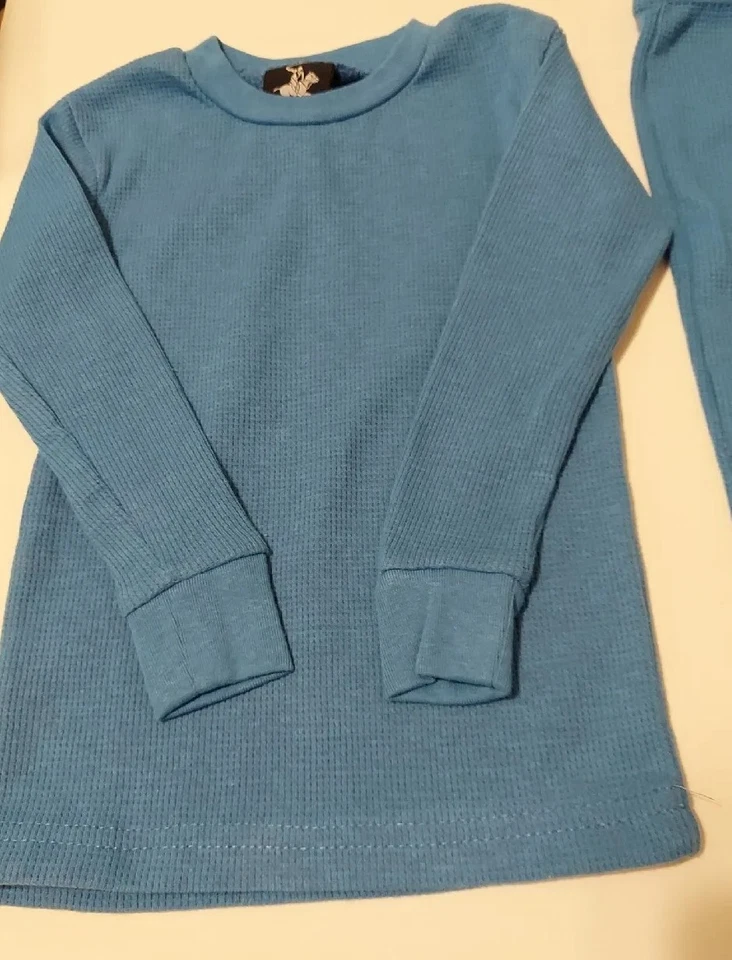 Новый Beverly Hills поло клуб мальчика размер 2T синий 2-Pc тепловой нижнее белье комплект  - Изображение 3 из 4