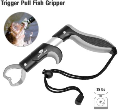 Kit d'outils de pêche Mossy Oak 3 pièces pince filet couteau pince à