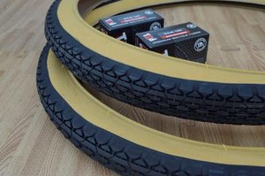 Two (2) Beach Cruiser 24x2.125 Bicycle Tires & Inner tubes Diamond Gum Wall BMX | eBay