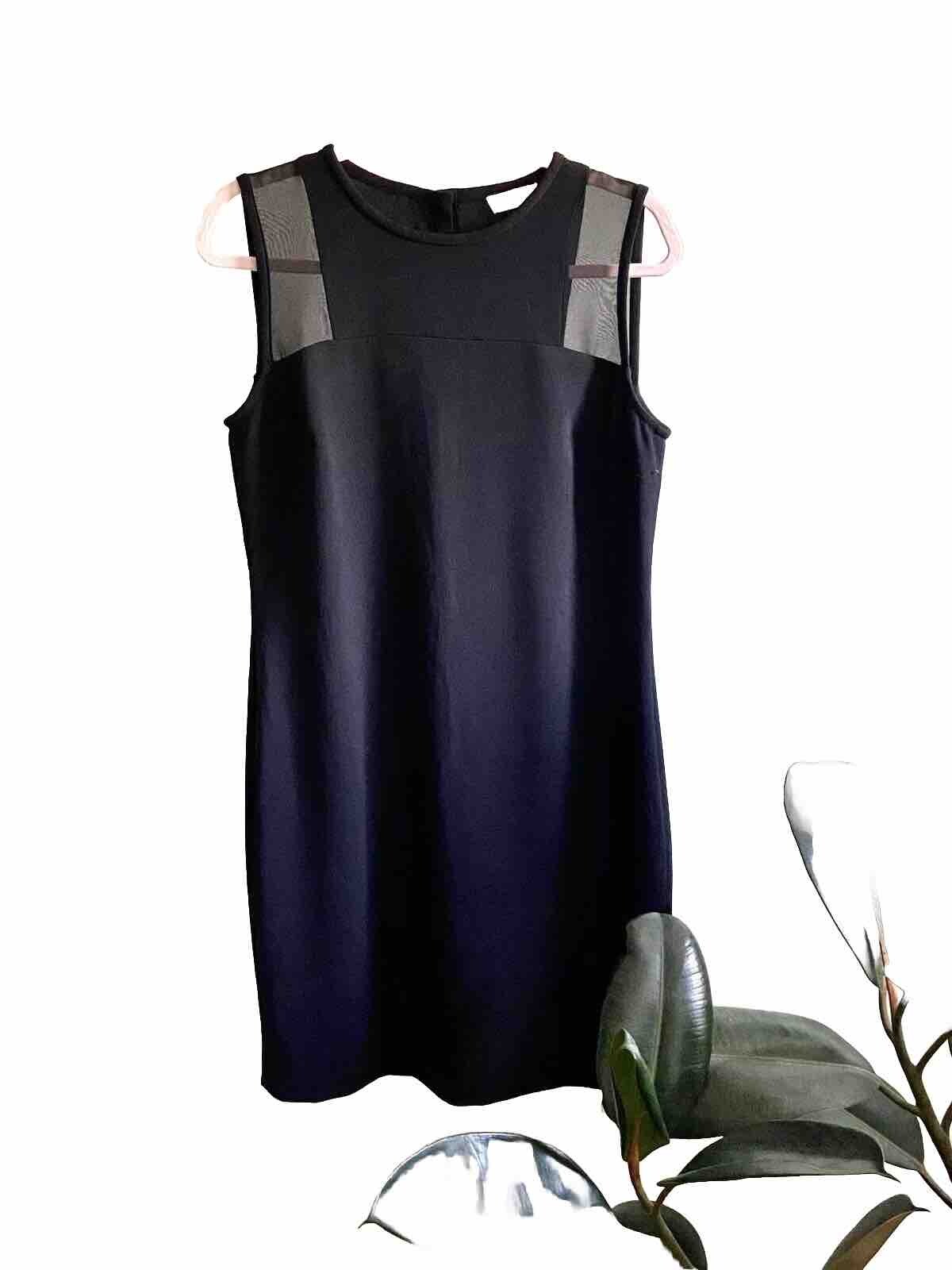 Calvin Klein Black Sleeveless Knee Length Cocktail Dress. Size 8 NWOT ...