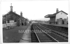 B29-Railway Photograph (wet room) print CR Cardross Staion -West 1955