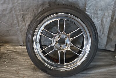 2004 SUBARU WRX STI ENKEI RPF1 SBC WHEEL RIM 18X9.5 +45 5X100