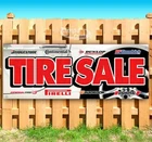 TIRE SALE BRANDS CLEARANCE BANNER Advertising Vinyl Flag Sign INV SALE BARGAIN