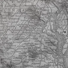 Civil War Era Map, scrapbook paper - Scrapbook Customs 35844