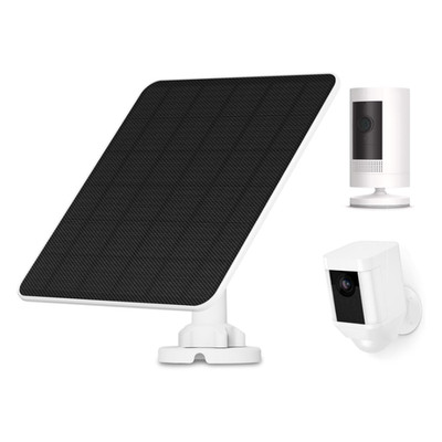 Solarpanel für Ring Kamera 5 W mit 3 m Kabel für Stick Up Cam Pro L5-C, 9,8 ft