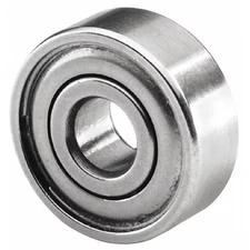 Ezo Sr4zza3mc3srl Ball Bearing,0.2500In Dia,139Lb,Shielded