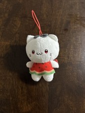 Strawberry Cat Mascot Plush Japanese Claw Machine Exclusive Prize-Used