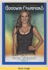 2021 Upper Deck Goodwin Champions Royal Blue Paige Spiranac #8 READ g4d