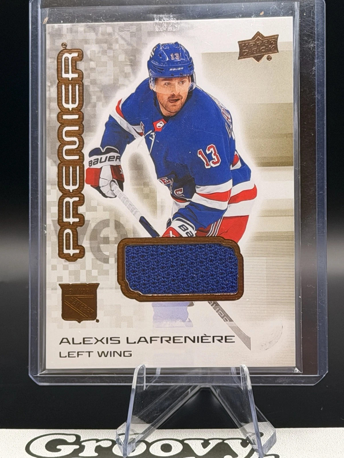 2024-25 Premier Alexis Lafreniere #66 Bronze Jersey