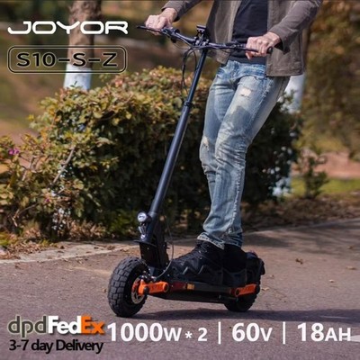  JOYOR S10-S-Z E-Scooter 60V 18Ah Akku, max. 25 km/h und 75 km Reichweite, 10 Zo