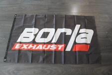 Borla Exhausts Banner Flag Car Racing Auto Parts Store Garage Speed Shop