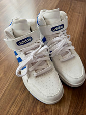 adidas Postmove Mid Top Sneaker Weiß/Blau Klett & Schnürung Gr. 38 2/3