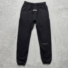 Essentials Fear Of God Sweatpants Mens Small Black Fleece Jogger Streetwear