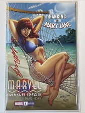 Mary Jane #1 - J Scott Campbell Variant Cover MARVEL Swimsuit Special SIGNED NM