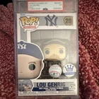 Funko Pop! Vinyl Lou Gehrig #20 MLB Funko Shop Exclusive PSA 8.5 Vaulted