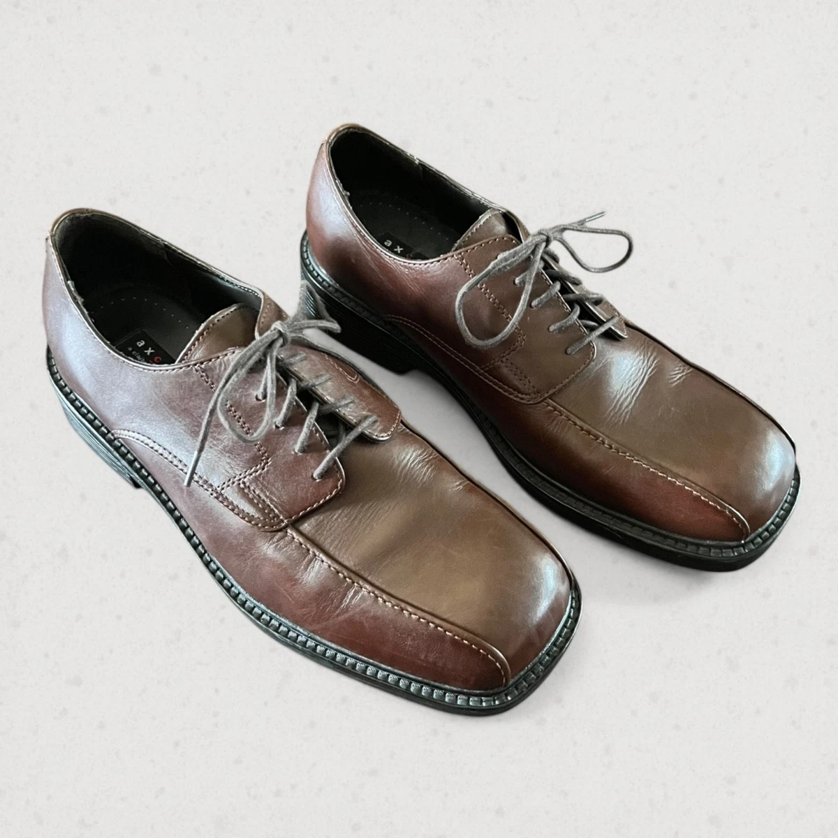 Claiborne Leather Upper Brown Dress Shoes for Men for sale 