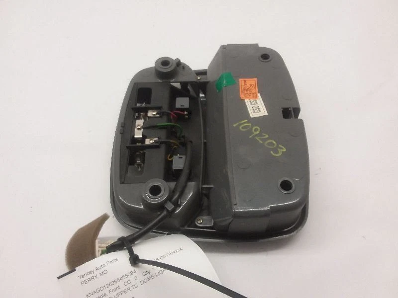 Kia Optima 2001-2006 consola superior domo luz almacenamiento gris Foto 2 de 3