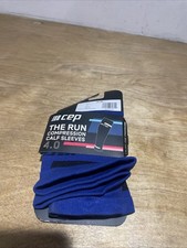 CEP Men  s The Run Compression Calf Sleeves 4.0 Blue