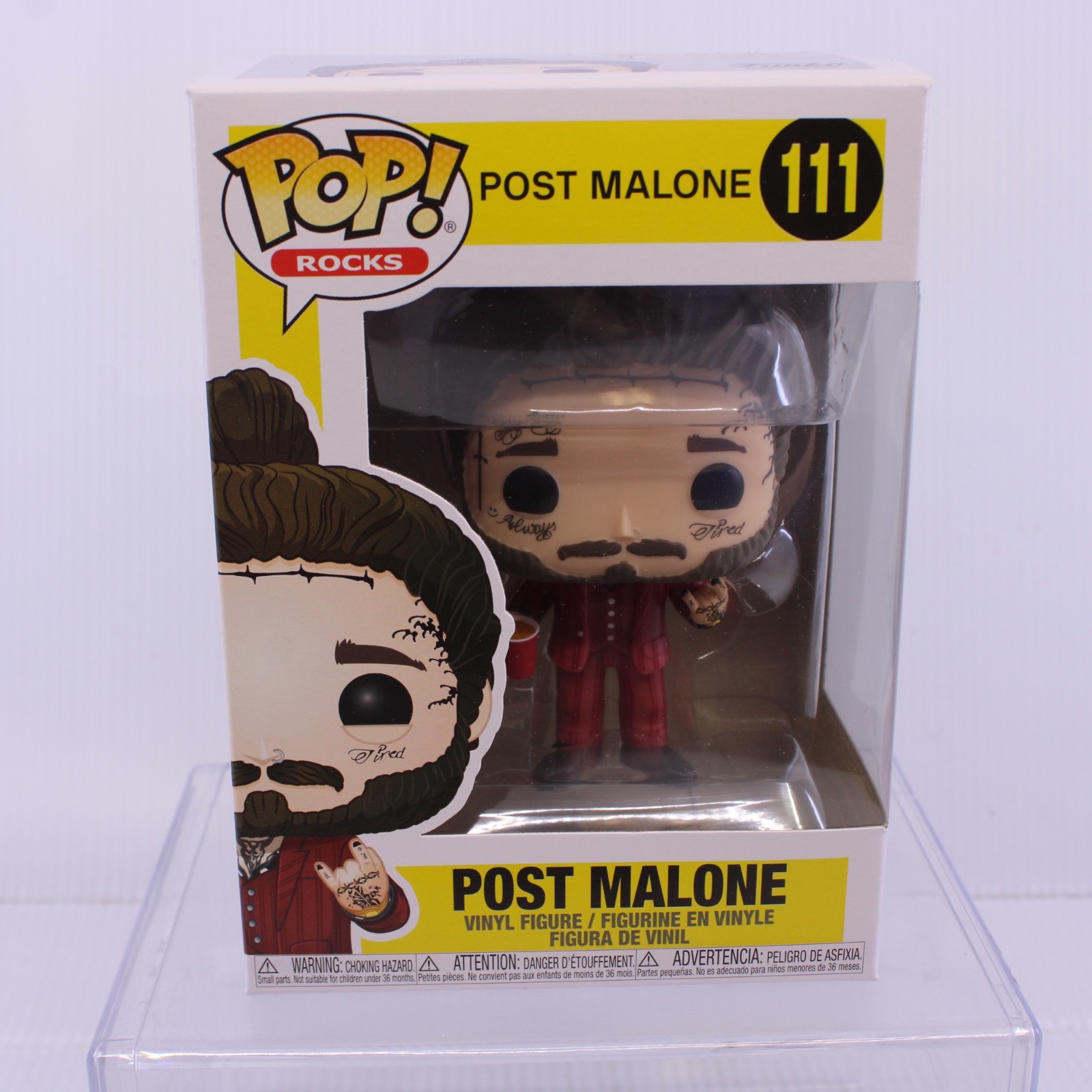F3 Funko Pop Rocks Post Malone Vinyl Figure 111