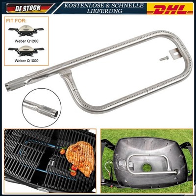 Edelstahl Ersatzbrenner Für Weber Q100 Q120 Q1000 Q120 Grill Brenner Zubehör