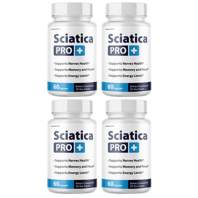 Sciatica Pro Plus Supplement Capsules   Sciatica Pro+ - 4 Bottles Official