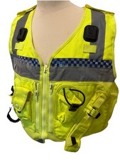 Ex Police Pro Tech Tactical Utility Vest Grade B Blue Stripe Tv Film Theatre