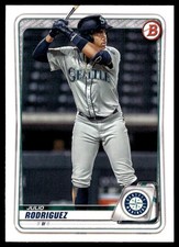 Julio Rodriguez 2020 Bowman Draft #BD-188 Mariners FREE SHIPPING AutographDen