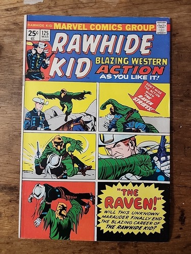 Cómic vaquero de la Edad de Plata de Marvel Rawhide Kid edición 125 de marzo de 1975 - Imagen 3 de 6