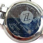 Silver Tone Adrienne Vittadini Stainless-Steel Back Wristwatch 61.5g — photo 5
