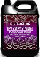 Dirtbusters Pet Carpet Cleaner Shampoo (5L), Cleaning Solution For Odour, 4.12 per litre