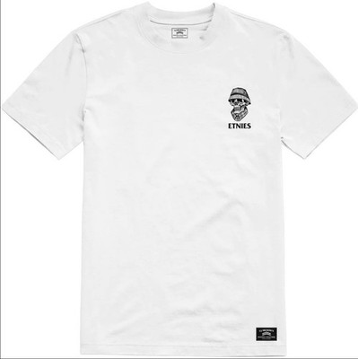 ETNIES T-SHIRT DYSTOPIA WEISS