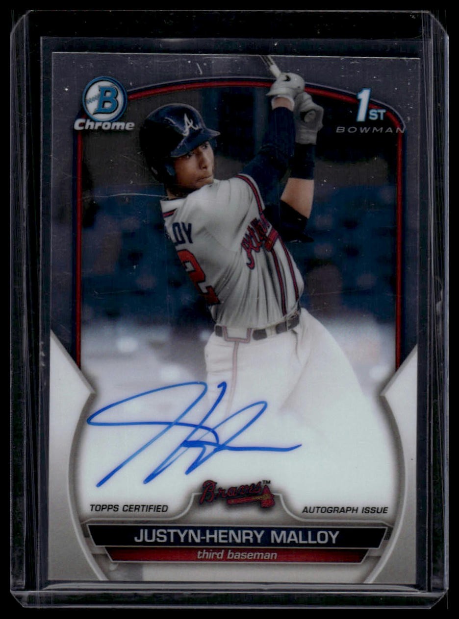 Justyn-Henry Malloy 🟡 2023 Bowman Chrome #CPA-JMA Prospect Auto