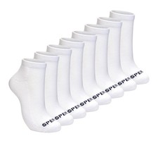 Sperry Men  s 8-Pack Cushion Comfort Low Cut Ankle Socks - Breathable Moist