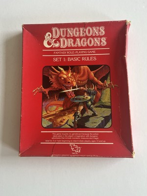 Dungeons and Dragons Basic Set Boxed TSR 1983