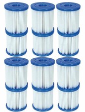 Image of 12 Pack Flowclear Size I Filter to fit Bestway 330 & 530 gal/h Filter Pump